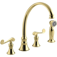 Two Handle Kitchen Faucet 4 Hole Two Handle Kitchen Faucet 4 Hole
