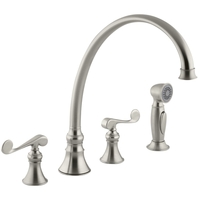 Two Handle Kitchen Faucet 4 Hole Two Handle Kitchen Faucet 4 Hole