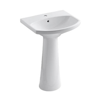 Pedestal Bathroom Sink 22-3/4 x 18-7/8 x 34-1/2 Pedestal Bathroom Sink 22-3/4 x 18-7/8 x 34-1/2