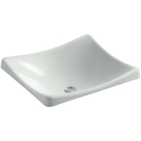 Vessel Style Bathroom Sink 18-1/4 x 15-5/8 x 7 Vessel Style Bathroom Sink 18-1/4 x 15-5/8 x 7