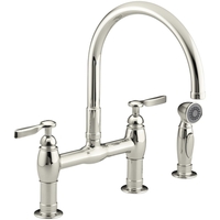 Two Handle Kitchen Faucet 3 Hole Two Handle Kitchen Faucet 3 Hole