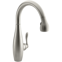 Pull-Out Spray Kitchen Faucet 1 or 3-Hole Pull-Out Spray Kitchen Faucet 1 or 3-Hole