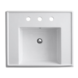 K2757-4-47 Tresham Pedestal Basin Part - Almond K2757-4-47 Tresham Pedestal Basin Part - Almond