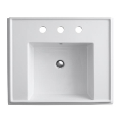K2758-8-47 Tresham Pedestal Basin Part - Almond K2758-8-47 Tresham Pedestal Basin Part - Almond