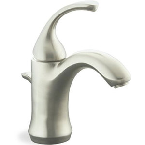 K10215-4-BN Forte Sculpted Single Hole Bathroom Faucet - Vibrant Brushed Nickel K10215-4-BN Forte Sculpted Single Hole Bathroom Faucet - Vibrant Brushed Nickel