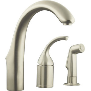 K10441-VS Forte Widespread Bar Faucet - Vibrant Stainless K10441-VS Forte Widespread Bar Faucet - Vibrant Stainless