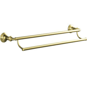 K10553-PB Devonshire Towel Bar Bathroom Accessory - Vibrant Polished Brass K10553-PB Devonshire Towel Bar Bathroom Accessory - Vibrant Polished Brass