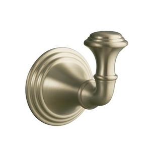 K10555-BV Devonshire Robe Hook Bathroom Accessory - Vibrant Brushed Bronze K10555-BV Devonshire Robe Hook Bathroom Accessory - Vibrant Brushed Bronze