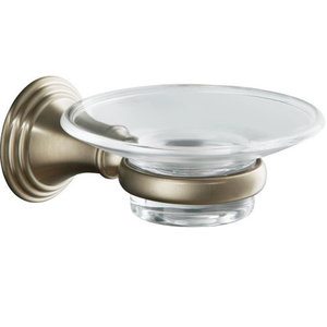 K10560-BN Devonshire Soap Dish Bathroom Accessory - Vibrant Brushed Nickel K10560-BN Devonshire Soap Dish Bathroom Accessory - Vibrant Brushed Nickel