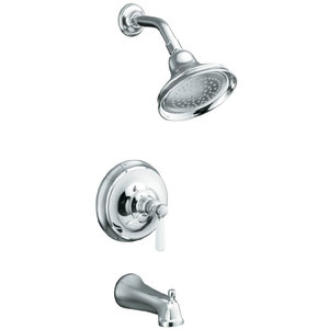KT10581-4P-CP Bancroft Tub & Shower Faucet Trim Trim Kit - Polished Chrome KT10581-4P-CP Bancroft Tub & Shower Faucet Trim Trim Kit - Polished Chrome