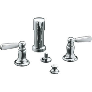 K10586-4-CP Bancroft Vertical Spray Bidet Faucet - Polished Chrome K10586-4-CP Bancroft Vertical Spray Bidet Faucet - Polished Chrome