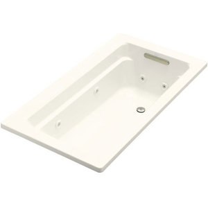 K1122-H-96 Archer 60'' x 32'' Whirlpool Bath - Biscuit K1122-H-96 Archer 60'' x 32'' Whirlpool Bath - Biscuit