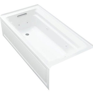 K1122-LA-0 Archer 60'' x 32'' Whirlpool Bath - White K1122-LA-0 Archer 60'' x 32'' Whirlpool Bath - White