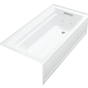 K1124-RA-0 Archer 72"x 36" Whirlpool Bath - White K1124-RA-0 Archer 72"x 36" Whirlpool Bath - White