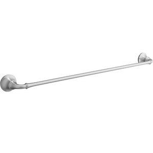 K11272-G Forte Traditional Towel Bar Bathroom Accessory - Brushed Chrome K11272-G Forte Traditional Towel Bar Bathroom Accessory - Brushed Chrome