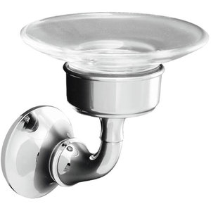 K11280-CP Forte Traditional Soap Dish Bathroom Accessory - Polished Chrome K11280-CP Forte Traditional Soap Dish Bathroom Accessory - Polished Chrome