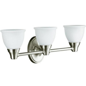 K11367-BN Forte 3 Bulb Bathroom Lighting - Vibrant Brushed Nickel K11367-BN Forte 3 Bulb Bathroom Lighting - Vibrant Brushed Nickel