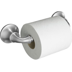 K11374-G Forte Sculpted Paper Holder Bathroom Accessory - Brushed Chrome K11374-G Forte Sculpted Paper Holder Bathroom Accessory - Brushed Chrome