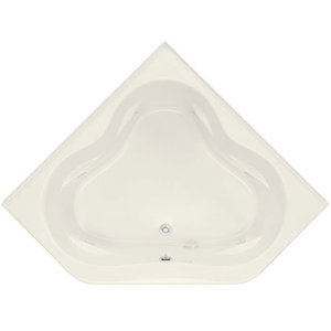 K1160-F-96 Tercet 60" Corner Whirlpool Bath - Biscuit K1160-F-96 Tercet 60" Corner Whirlpool Bath - Biscuit