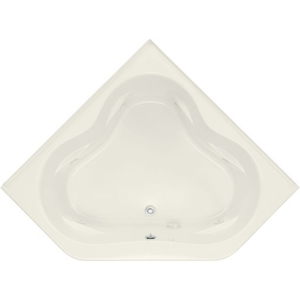 K1160-G-96 Tercet 60" Corner Air Tub - Biscuit K1160-G-96 Tercet 60" Corner Air Tub - Biscuit