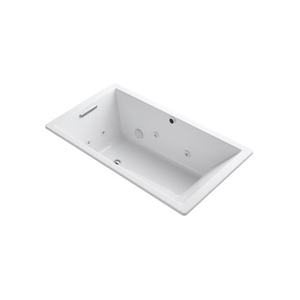 K1822-H2-0 Underscore 66" Whirlpool Bath - White K1822-H2-0 Underscore 66" Whirlpool Bath - White