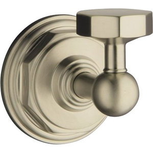 K13113-BN Pinstripe Robe Hook Bathroom Accessory - Vibrant Brushed Nickel K13113-BN Pinstripe Robe Hook Bathroom Accessory - Vibrant Brushed Nickel