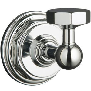 K13113-CP Pinstripe Robe Hook Bathroom Accessory - Polished Chrome K13113-CP Pinstripe Robe Hook Bathroom Accessory - Polished Chrome