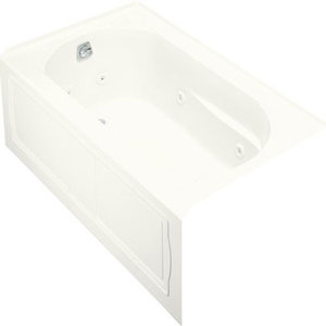 K1357-HL-0 Devonshire 60'' x 32'' Whirlpool Bath - White K1357-HL-0 Devonshire 60'' x 32'' Whirlpool Bath - White