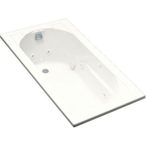 K1357-H-0 Devonshire 60'' x 32'' Whirlpool Bath - White K1357-H-0 Devonshire 60'' x 32'' Whirlpool Bath - White