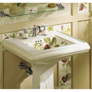 K14227-TC-0 Crimson Topaz Pedestal Basin Part - White K14227-TC-0 Crimson Topaz Pedestal Basin Part - White