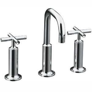K14407-3-CP Purist 8'' Widespread Bathroom Faucet - Polished Chrome K14407-3-CP Purist 8'' Widespread Bathroom Faucet - Polished Chrome