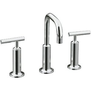 K14407-4-CP Purist 8'' Widespread Bathroom Faucet - Polished Chrome K14407-4-CP Purist 8'' Widespread Bathroom Faucet - Polished Chrome