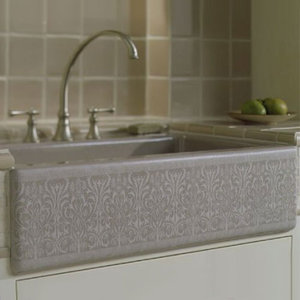 K14580-KG-G9 Dickinson Apron Front / Specialty Sink Kitchen Sink - Sandbar K14580-KG-G9 Dickinson Apron Front / Specialty Sink Kitchen Sink - Sandbar