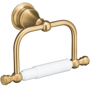 K16141-BV Revival Paper Holder Bathroom Accessory - Vibrant Brushed Bronze K16141-BV Revival Paper Holder Bathroom Accessory - Vibrant Brushed Bronze