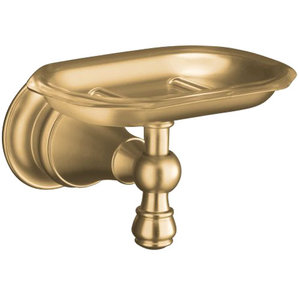 K16142-BV Revival Soap Dish Bathroom Accessory - Vibrant Brushed Bronze K16142-BV Revival Soap Dish Bathroom Accessory - Vibrant Brushed Bronze