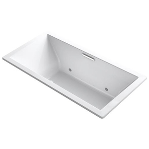 K1835-GCR-0 Underscore 72" x 36" Air Tub - White K1835-GCR-0 Underscore 72" x 36" Air Tub - White