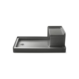K1977-58 Tresham Single Threshold 48'' and Larger Shower Base - Thunder Grey K1977-58 Tresham Single Threshold 48'' and Larger Shower Base - Thunder Grey