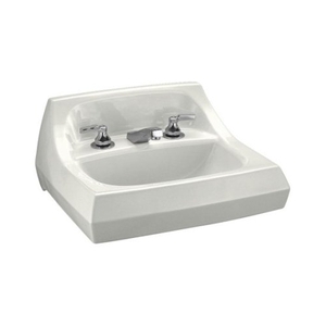 K2005-L-0 Kingston Wall Hung Bathroom Sink - White K2005-L-0 Kingston Wall Hung Bathroom Sink - White