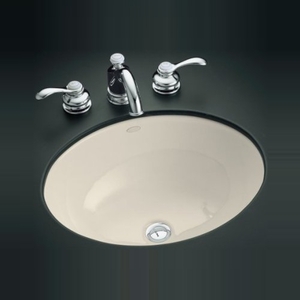 K2205-G-47 Caxton Undermount Style Bathroom Sink - Almond K2205-G-47 Caxton Undermount Style Bathroom Sink - Almond