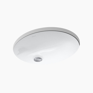 K2209-0 Caxton Undermount Style Bathroom Sink - White K2209-0 Caxton Undermount Style Bathroom Sink - White