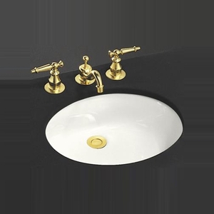 K2210-N-0 Caxton Undermount Style Bathroom Sink - White K2210-N-0 Caxton Undermount Style Bathroom Sink - White