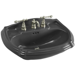 K2222-1-7 Portrait Pedestal Basin Part - Black K2222-1-7 Portrait Pedestal Basin Part - Black