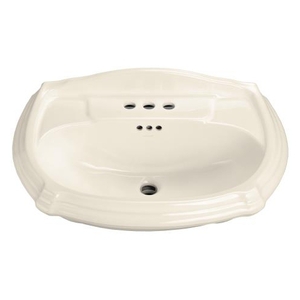 K2222-4-47 Portrait Pedestal Basin Part - Almond K2222-4-47 Portrait Pedestal Basin Part - Almond