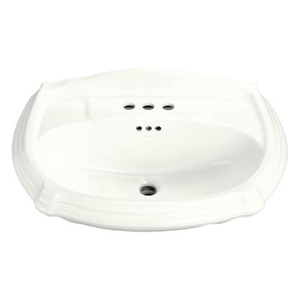 K2222-4-0 Portrait Pedestal Basin Part - White K2222-4-0 Portrait Pedestal Basin Part - White