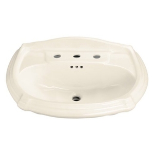 K2222-8-47 Portrait Pedestal Basin Part - Almond K2222-8-47 Portrait Pedestal Basin Part - Almond