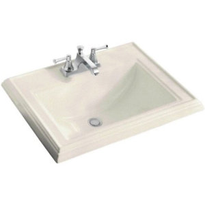 K2241-4-47 Memoirs Self Rimming Bathroom Sink - Almond K2241-4-47 Memoirs Self Rimming Bathroom Sink - Almond