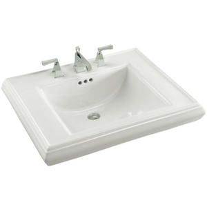 K2259-1-0 Memoirs Pedestal Basin Part - White K2259-1-0 Memoirs Pedestal Basin Part - White