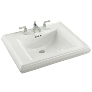 K2259-4-0 Memoirs Pedestal Basin Part - White K2259-4-0 Memoirs Pedestal Basin Part - White