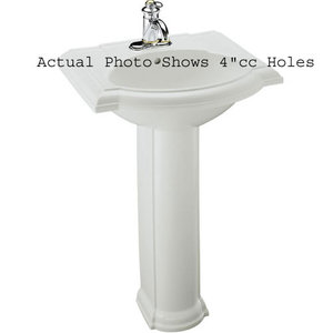 K2286-1-0 Devonshire Pedestal Bathroom Sink - White K2286-1-0 Devonshire Pedestal Bathroom Sink - White