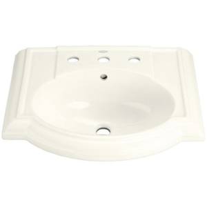 K2287-1-96 Devonshire Pedestal Basin Part - Biscuit K2287-1-96 Devonshire Pedestal Basin Part - Biscuit